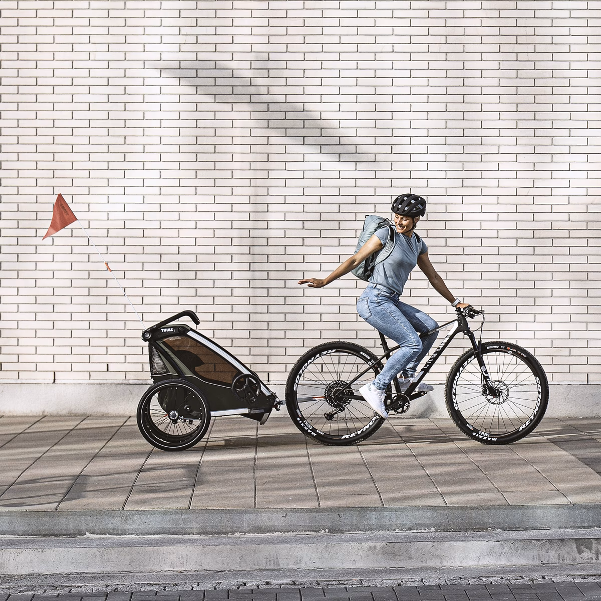 Thule Chariot Lite single
universaalne jalgrattahaagis khakiroheline