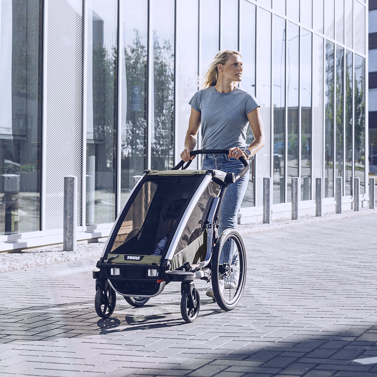 Thule Chariot Lite single
universaalne jalgrattahaagis khakiroheline