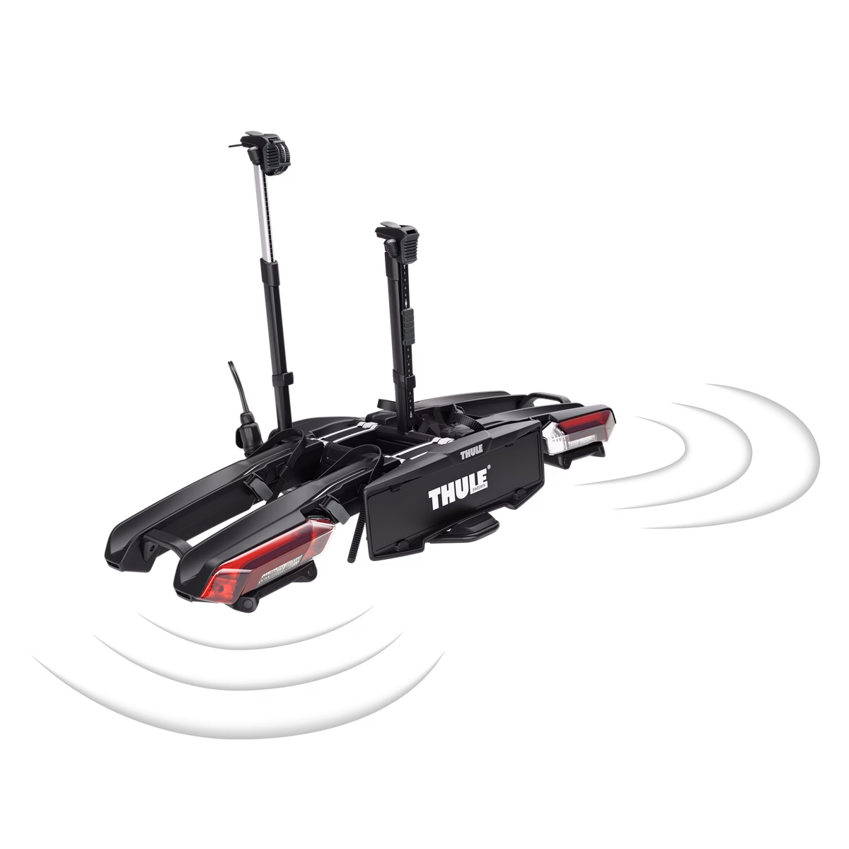 Thule Epos ParkSecure
2 ratta kokkupandav platvorm jalgrattahoidik veokonksule koos parkimisanduritega